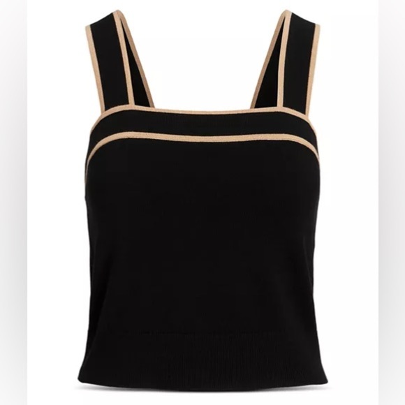 Lauren Ralph Lauren Tops - LAUREN Ralph Lauren Black Label Black and Tan Women's Top Size XXL